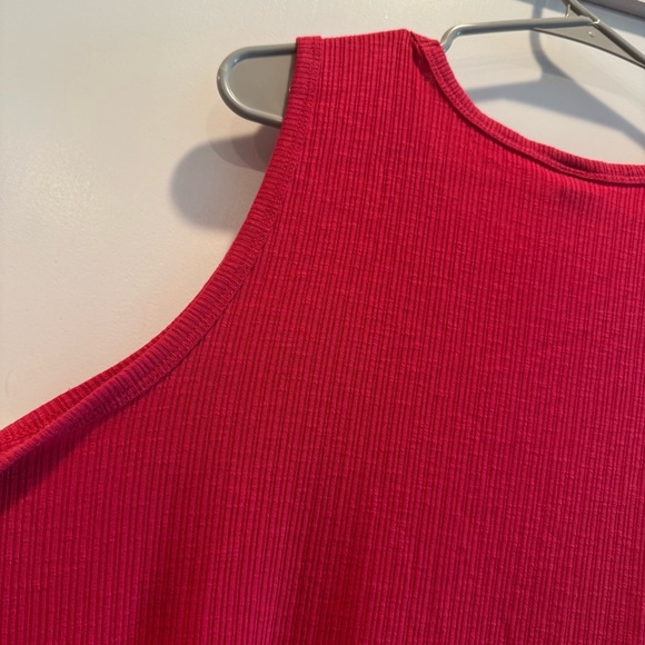 Sleeveless Hot Pink XXL Women's Tank Top - Picture 6 of 6
